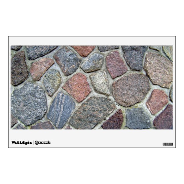 Decorative Stone Wall Background Texture Sticker (Front)