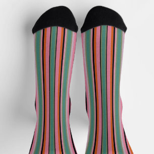 Decorative Striped Socks