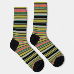 Decorative Striped Socks