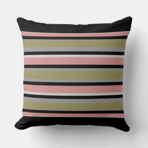 Decorative Striped  Throw Pillow