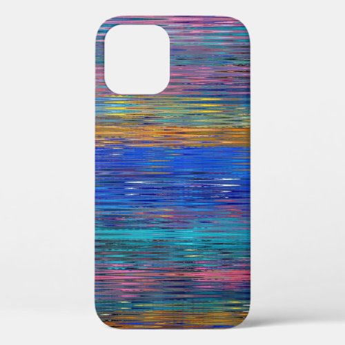 Decorative Stripes Mosaic Pattern 2 iPhone 12 Pro Case