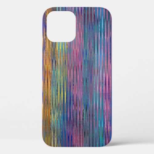 Decorative Stripes Mosaic Pattern 3 iPhone 12 Pro Case