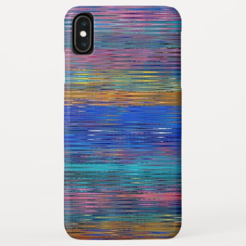 Decorative Stripes Mosaic Pattern iPhone XS Max Case