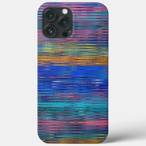 Decorative Stripes Mosaic Pattern iPhone 13 Pro Max Case