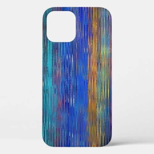 Decorative Stripes Mosaic Pattern iPhone 12 Pro Case