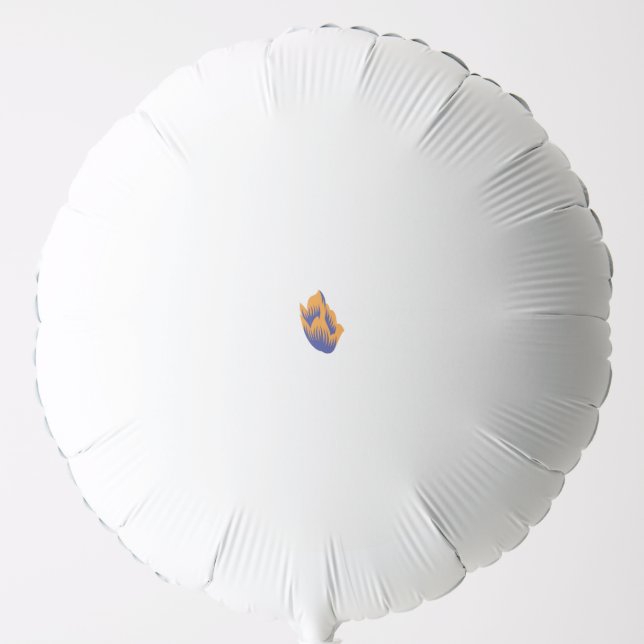 Decorative Style, Dark Blue Green, Wattle Balloon (Front)