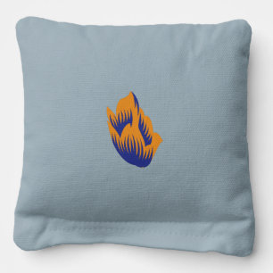 Decorative Style, Dark Blue Green, Wattle Cornhole Bags