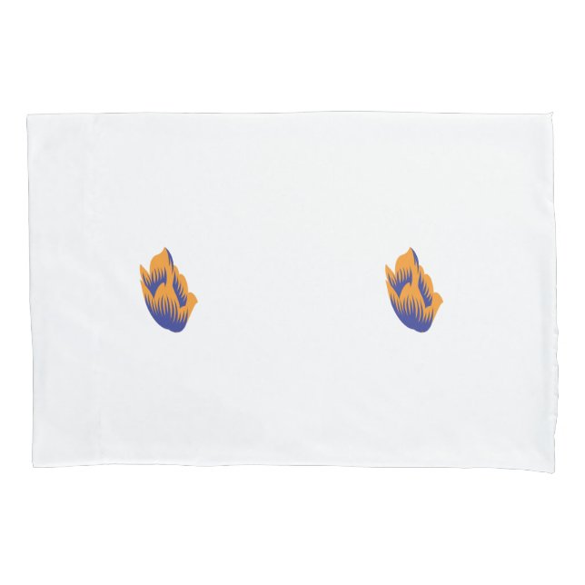 Decorative Style, Dark Blue Green, Wattle Pillow Case (Front)