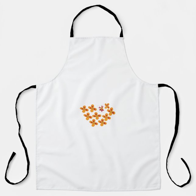 Decorative Style, Dull Orange, Cornell Red Apron (Front)