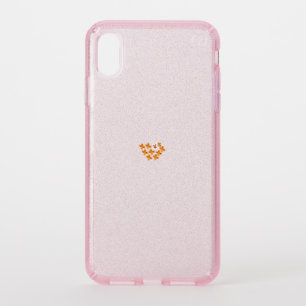 Decorative Style, Dull Orange, Cornell Red Speck iPhone XS Max Case