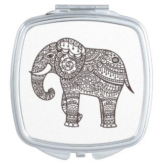 Decorative Style Elephant Vanity Mirror