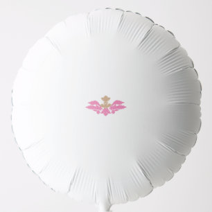 Decorative Style, Hot Pink, Antique Brass Balloon