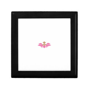 Decorative Style, Hot Pink, Antique Brass Gift Box