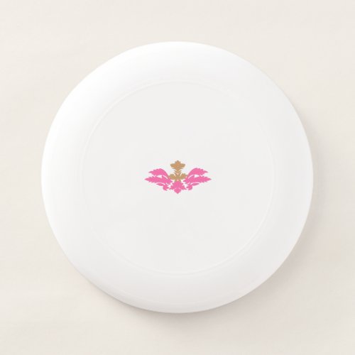 Decorative Style Hot Pink Antique Brass Wham_O Frisbee
