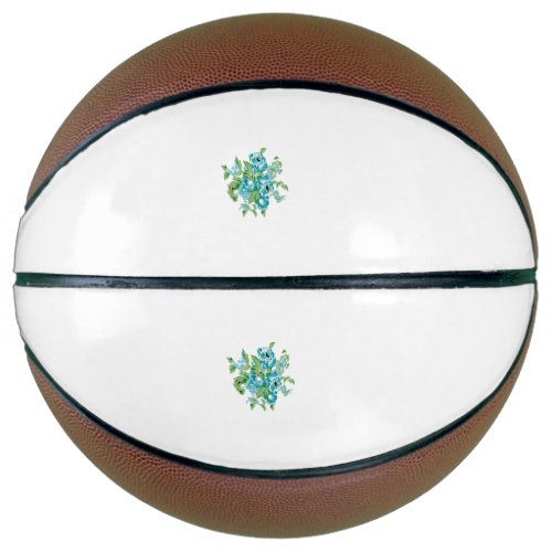 Decorative Style Mint Cream Fountain Blue Teal Basketball