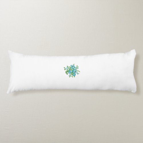 Decorative Style Mint Cream Fountain Blue Teal Body Pillow