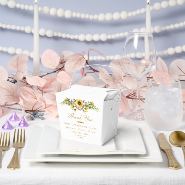 Decorative Summer Flowers Wedding Favor Boxes (Wedding)