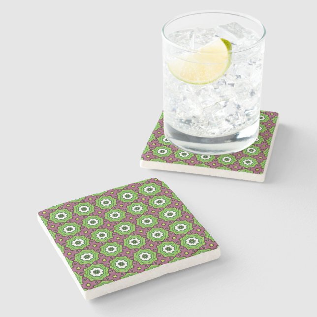 decorative symmetrical geometric pattern coaster  (Creator Uploaded)