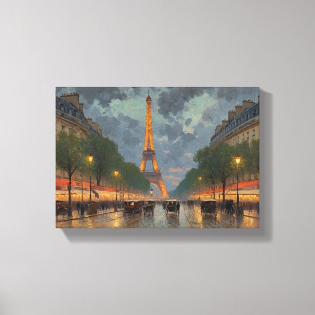 Decorative Table (Trocadéro 1900's) Canvas Print (Front)