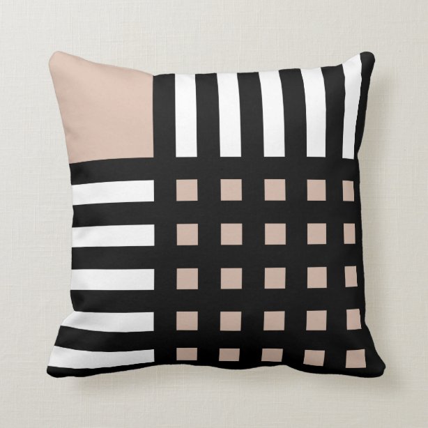Black And Taupe Decorative & Throw Pillows Zazzle