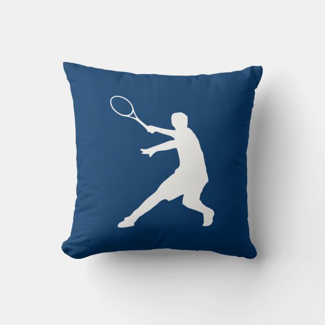 Decorative tennis pillow for club house or home (Front)
