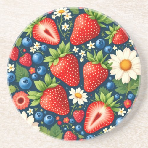Decorative tile coaster