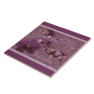Decorative tile Vintage floral