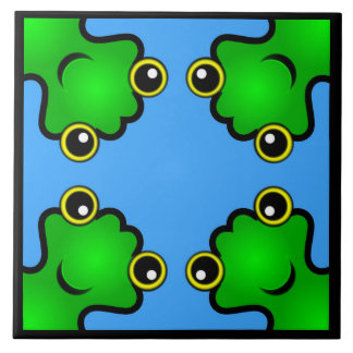 Decorative Tiles - Frogs Doodle