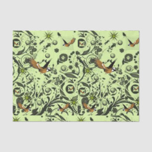 Decorative tissue paper birds