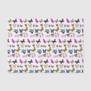 Decorative tissue paper butterflies