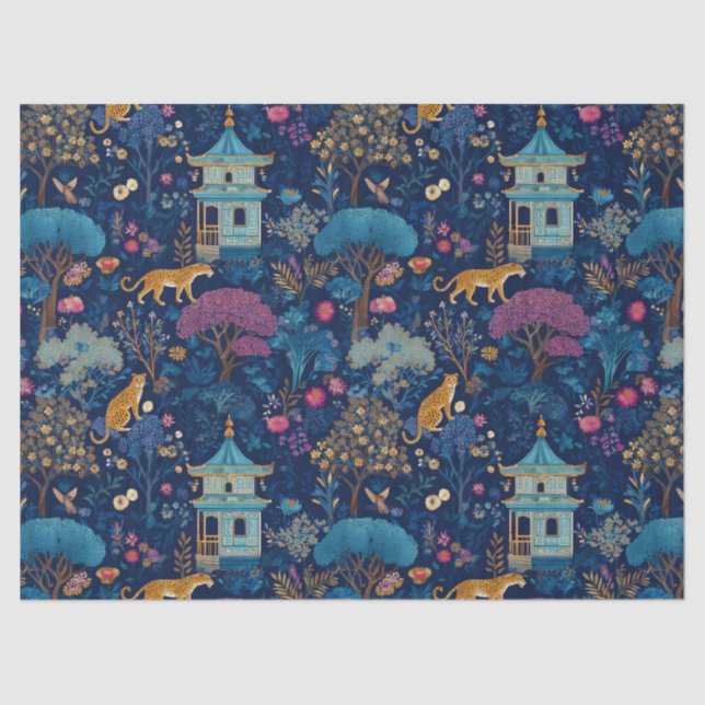 Decorative Tissue Paper Chinoiserie Animals (Front)
