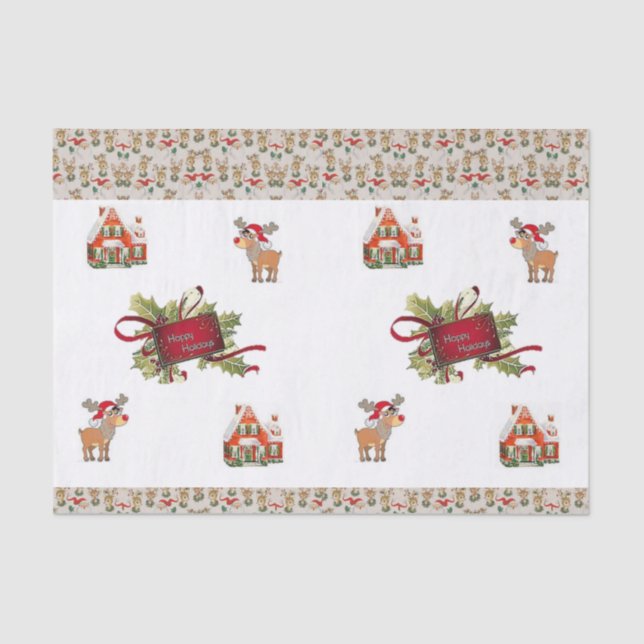 Decorative tissue paper christmas (Front)