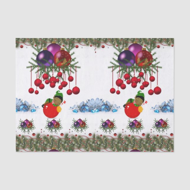 Decorative tissue paper christmas (Front)