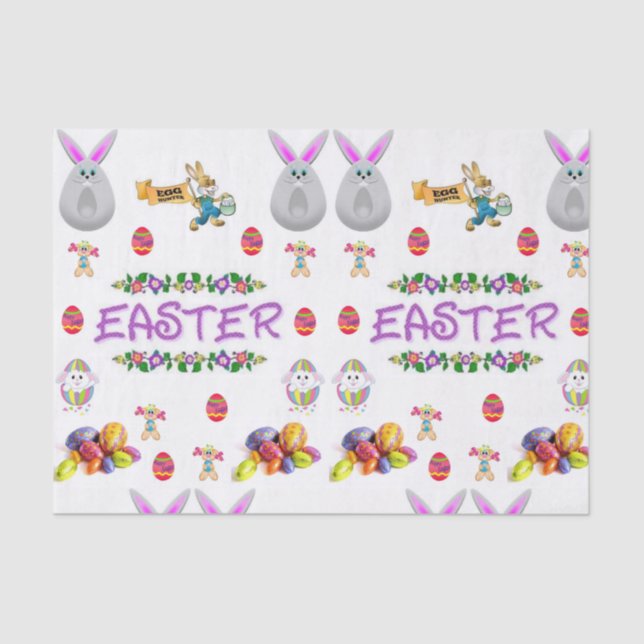 Decorative tissue paper easter (Front)