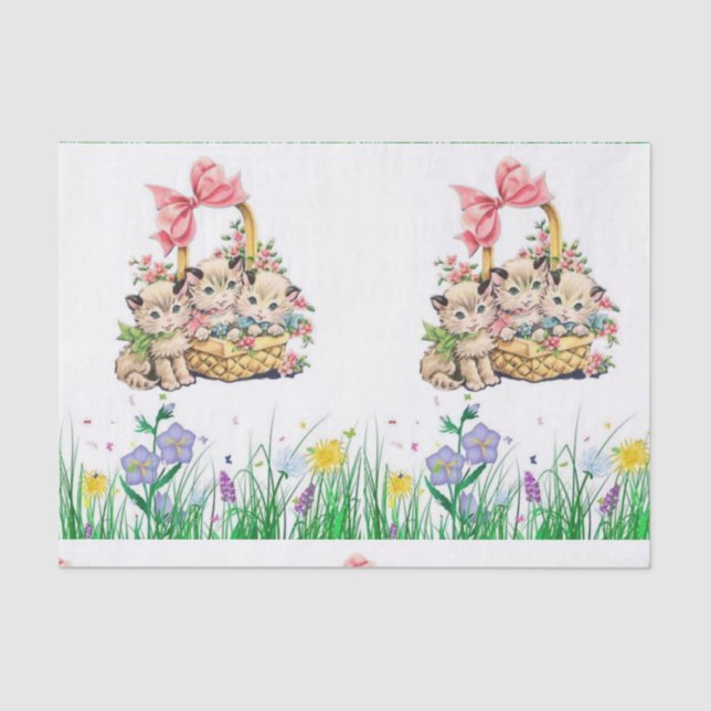 Decorative tissue paper easter (Front)