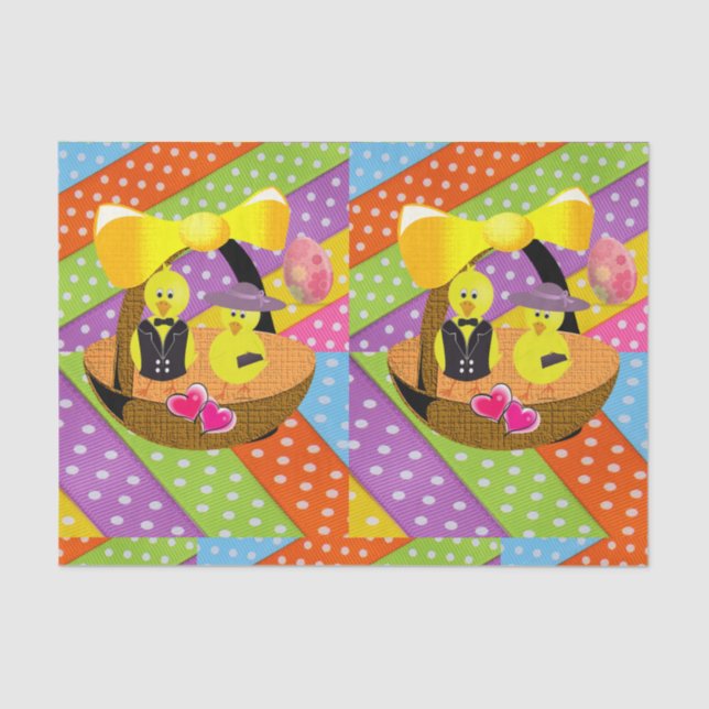 Decorative tissue paper easter (Front)