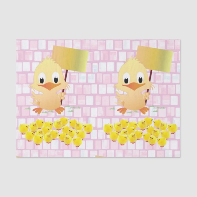 Decorative tissue paper easter (Front)