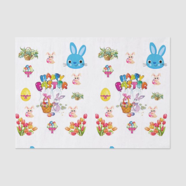 Decorative tissue paper easter (Front)
