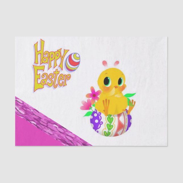 Decorative tissue paper easter (Front)
