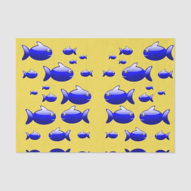 Decorative tissue paper Fish (Front)