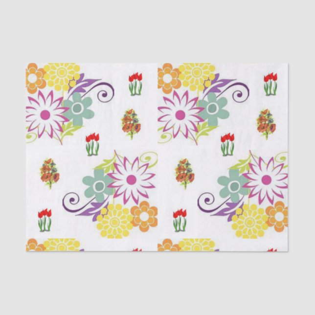 Decorative tissue paper Floral (Front)