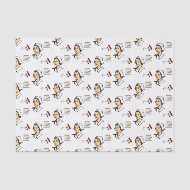 Decorative Tissue Paper Nurse (Front)