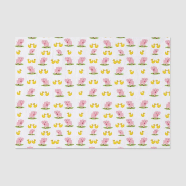 Decorative tissue paper Pig (Front)