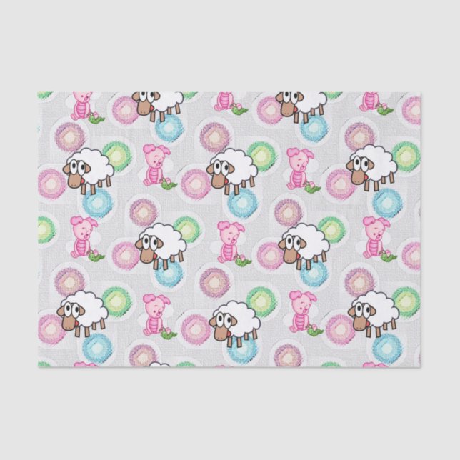 Decorative tissue paper Pig (Front)