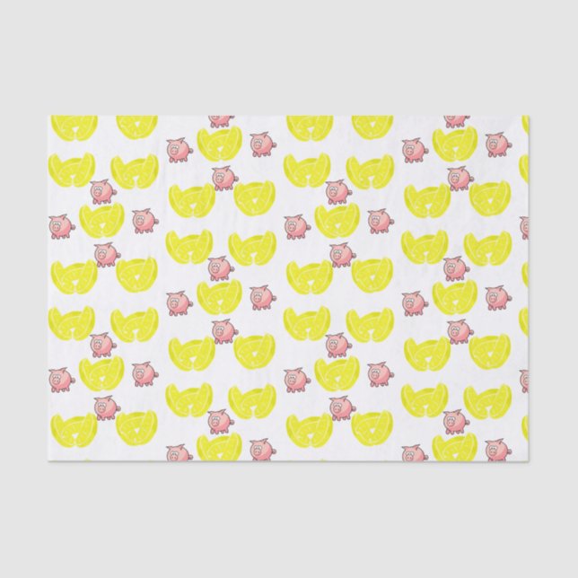 Decorative tissue paper Pig (Front)