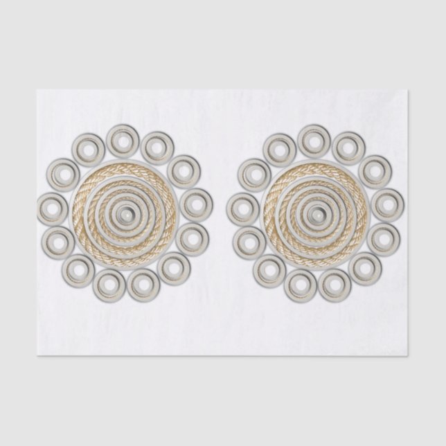 Decorative tissue paper Rope (Front)