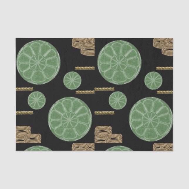 Decorative tissue paper Rope (Front)