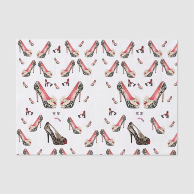 Decorative tissue paper shoes (Front)