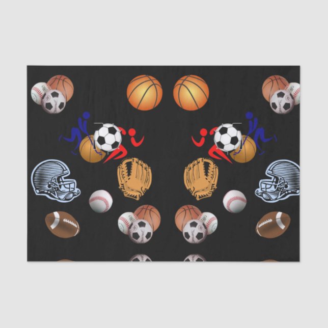 Decorative tissue paper sports (Front)