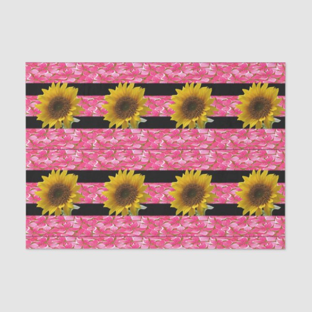 Decorative tissue paper Sunflower (Front)
